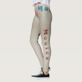 Individuelle Name Desert Sand Leggings (Links)