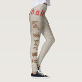 Individuelle Name Desert Sand Leggings (Rechts)