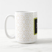 Individuelle Name Design Latte Tasse (Links)