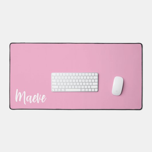 Individuelle Name Desk Mat | Personalisierte große Schreibtischunterlage (Tastatur & Maus)