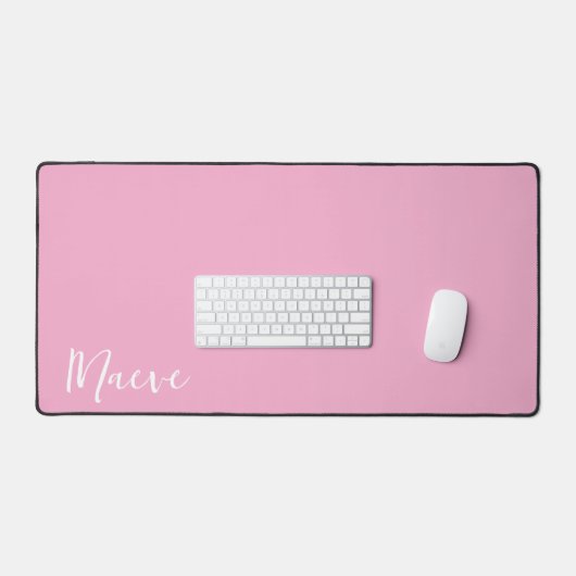 Individuelle Name Desk Mat | Personalisierte große Schreibtischunterlage (Tastatur & Maus)