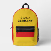 Individuelle Name Deutschland Bedruckter Rucksack (Vorderseite)