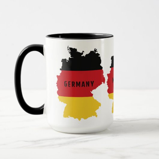 Individuelle Name Deutschland Tasse (Links)