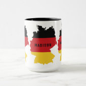 Individuelle Name Deutschland Tasse (Zentrum)