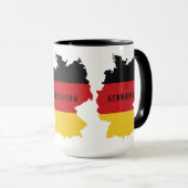 Individuelle Name Deutschland Tasse (VorderseiteRechts)