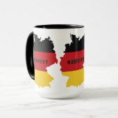 Individuelle Name Deutschland Tasse (Vorderseite Links)