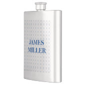 individuelle Name-Diamantformen auf Flachmann (Links)