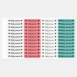 Individuelle Name, die Labels, Tagesstättenetikett Etiketten