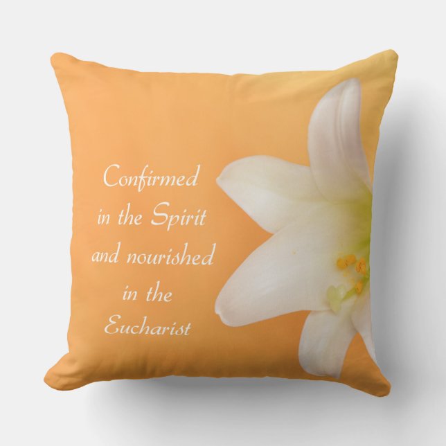 Individuelle Name, die RCIA feiern Glückwunsch Lil Kissen (Vorderseite)