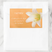 Individuelle Name, die RCIA feiern Glückwunsch Lil Rechteckiger Aufkleber (Tasche)