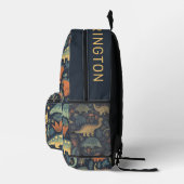 Individuelle Name Dinosaur Pattern Bedruckter Rucksack (Rechts)
