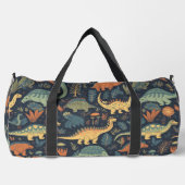 Individuelle Name Dinosaur Pattern Duffle Bag (Vorderseite)