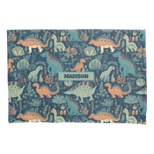 Individuelle Name Dinosaur Pattern Kissenbezug