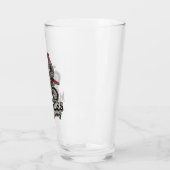Individuelle Name Dirt Bike Rider Glas (Links)