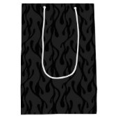 Individuelle Name Dirt Bike Rider Mittlere Geschenktüte (Rückseite)