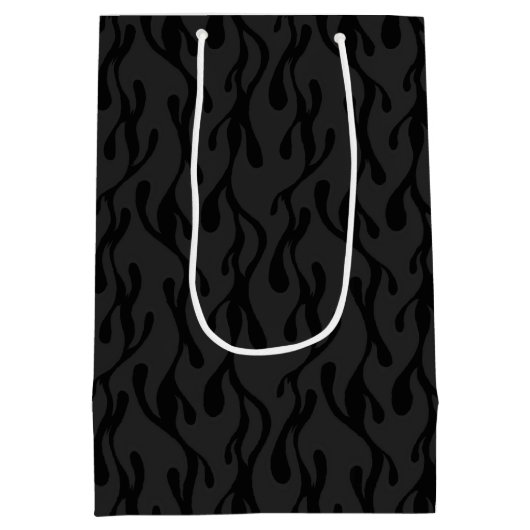 Individuelle Name Dirt Bike Rider Mittlere Geschenktüte (Rückseite)