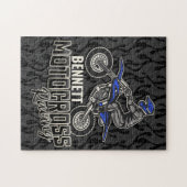 Individuelle Name Dirt Bike Rider Puzzle (Horizontal)