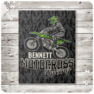 Individuelle Name Dirt Bike Rider Puzzle