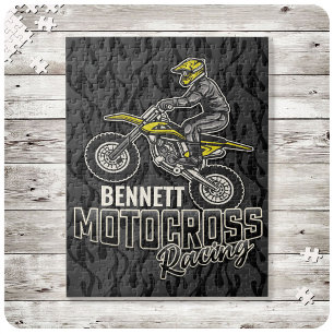Individuelle Name Dirt Bike Rider Puzzle