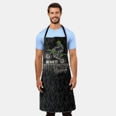 Individuelle Name Dirt Bike Rider Schürze (Getragen)