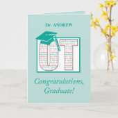 Individuelle Name Doktor der Arbeitstherapie Gradu Karte (Gelbe Blume)