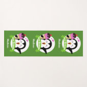 Individuelle Name Doppelseil Eiscreme Pinguin / LK Yogamatte (Vorderseite (Horizontal))