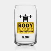 Individuelle Name Dosenglas (Vorderseite)