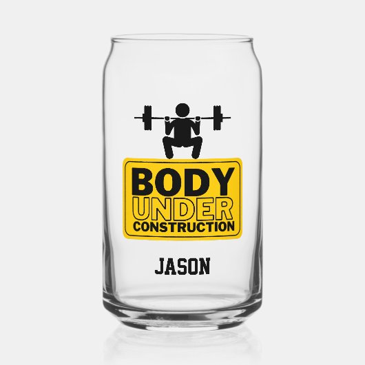 Individuelle Name Dosenglas (Vorderseite)