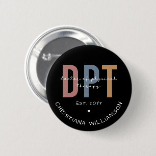 Individuelle Name DPT Arzt für Physikalische Thera Button