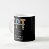 Individuelle Name DPT Arzt für Physikalische Thera Kaffeetasse (Vorderseite Links)