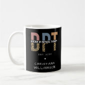 Individuelle Name DPT Arzt für Physikalische Thera Kaffeetasse (Links)