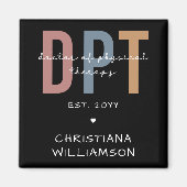 Individuelle Name DPT Arzt für Physikalische Thera Magnet (Vorne)