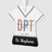 Individuelle Name DPT Arzt für Physikalische Thera Ornament (Vorderseite)