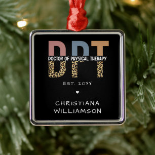 Individuelle Name DPT Arzt für Physikalische Thera Ornament Aus Metall