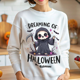 Individuelle Name Dreaming of Halloween Kawaii Sweatshirt