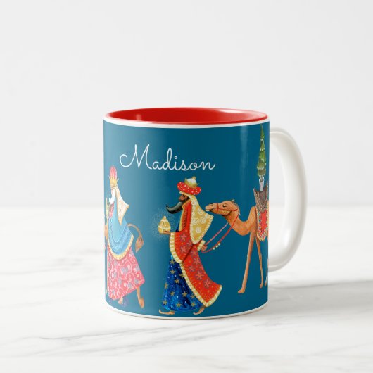 Individuelle Name | Drei KIngs | TASSE (VorderseiteRechts)