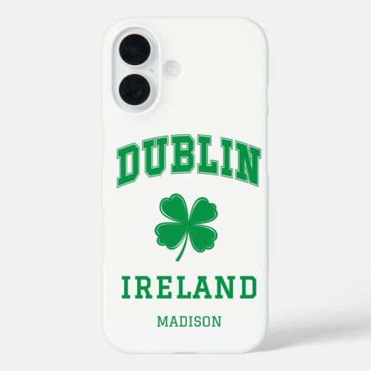 Individuelle Name Dublin Irland Case-Mate iPhone Hülle (Rückseite)
