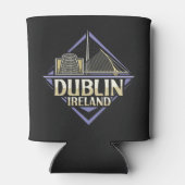 Individuelle Name Dublin Irland Dosenkühler (Rückseite)
