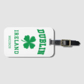 Individuelle Name Dublin Irland Gepäckanhänger (Vorderseite (Horizontal))