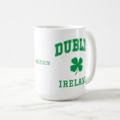 Individuelle Name Dublin Irland Kaffeetasse (VorderseiteRechts)