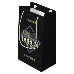Individuelle Name Dublin Irland Kleine Geschenktüte