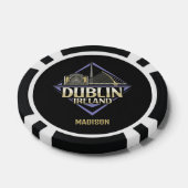 Individuelle Name Dublin Irland Pokerchips (Einzeln)