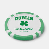 Individuelle Name Dublin Irland Pokerchips (Einzeln)