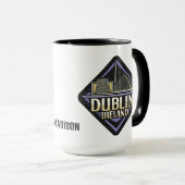 Individuelle Name Dublin Irland Tasse (VorderseiteRechts)