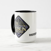 Individuelle Name Dublin Irland Tasse (Vorderseite Links)