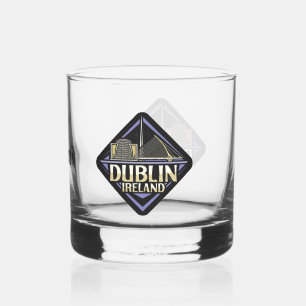 Individuelle Name Dublin Irland Whiskyglas