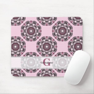 Individuelle Name Dusky Rose Cherry Blossom Dot Ma Mousepad