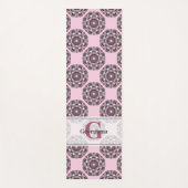 Individuelle Name Dusky Rose Cherry Blossom Dot Ma Yogamatte (Vorderseite)