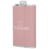 Individuelle Name Dusty Rose Pink Golf Clubs Flachmann (Links)