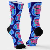 INDIVIDUELLE NAME Easing GOD-Out Geode 12 Step-OM Socken (Gewinkelt)